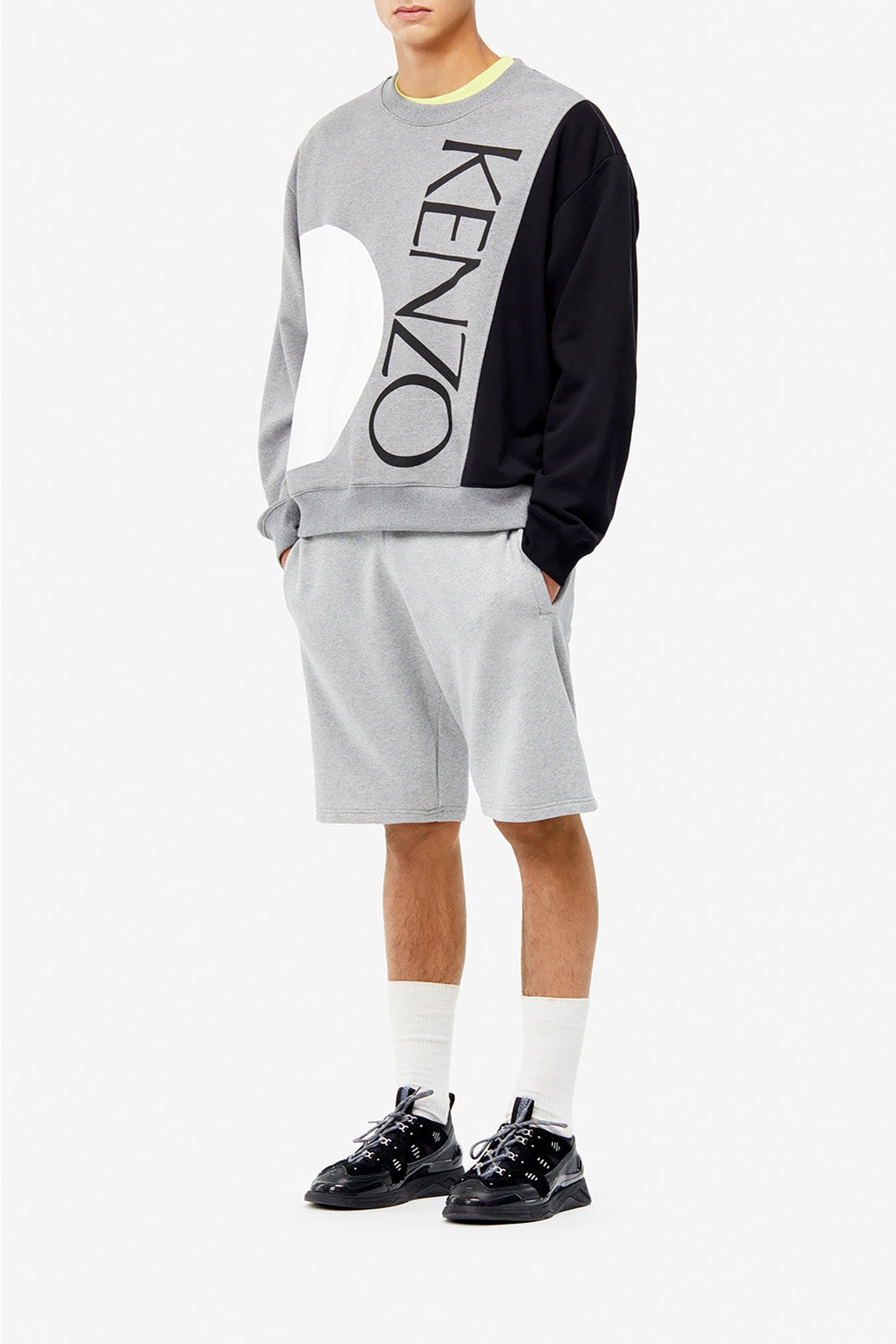 Short Kenzo Logo - Pearl Grey