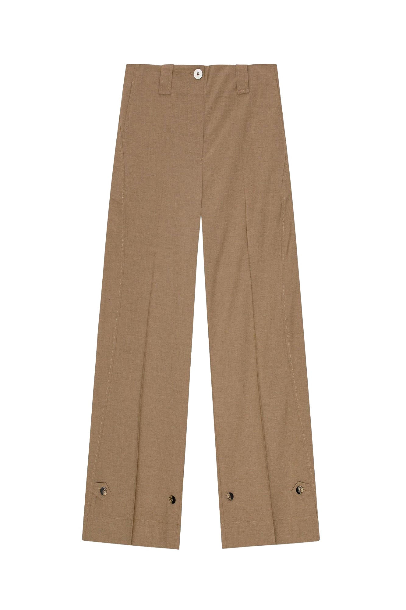 Pantalon chiné fluide - Tiger's Eye