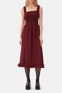 Robe midi plissée sans manches - Winery