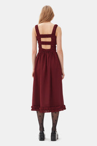 Robe midi plissée sans manches - Winery