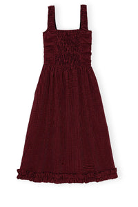 Robe midi plissée sans manches - Winery