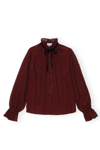 Blouse à col et manches volantées - Winery