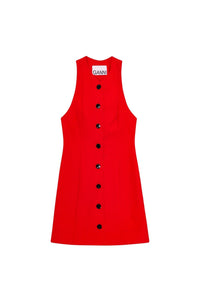 Robe courte en twill - Barbados Cherry