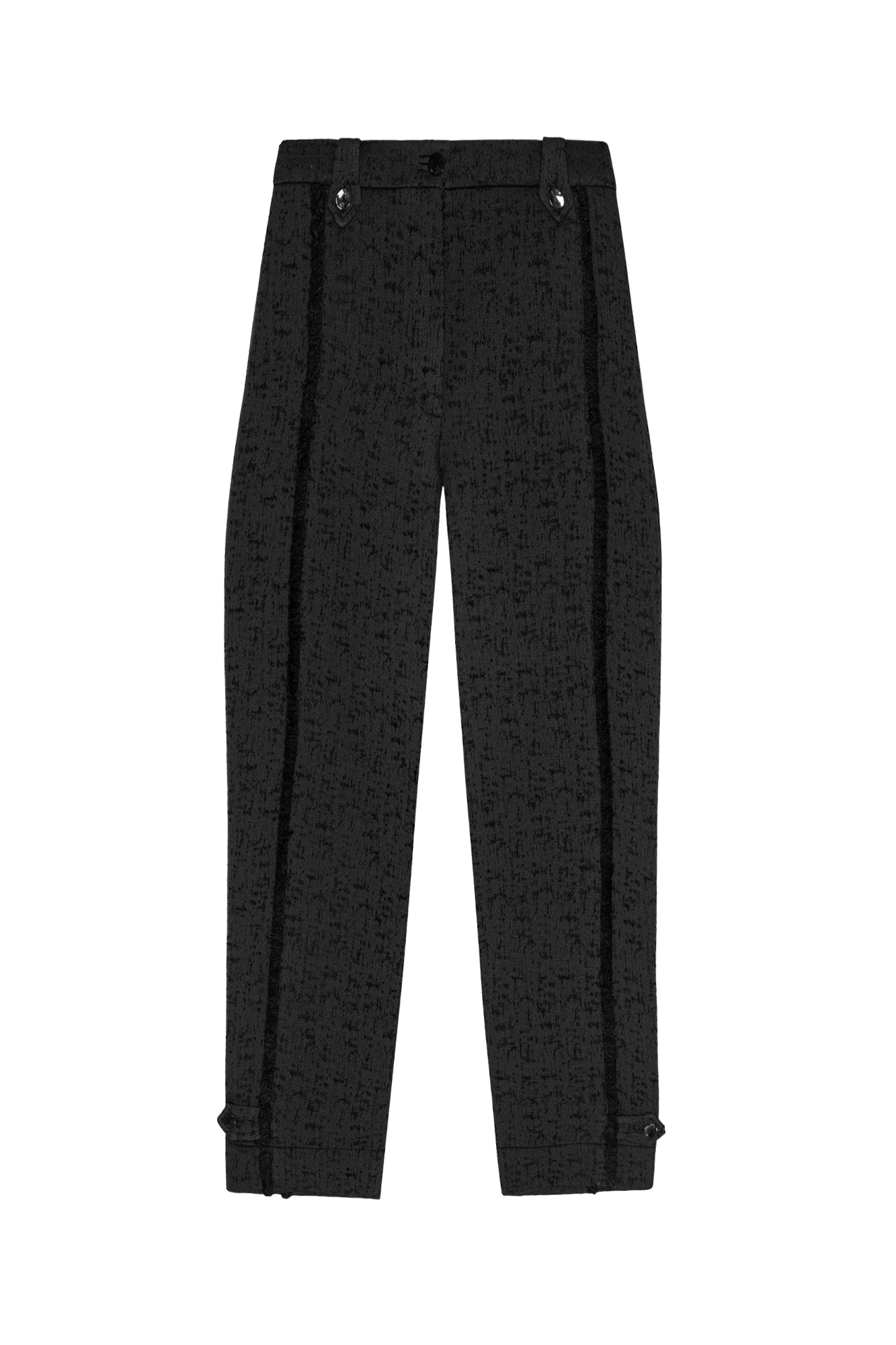 Pantalon en tweed - Black