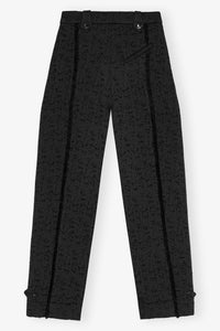 Pantalon en tweed - Black