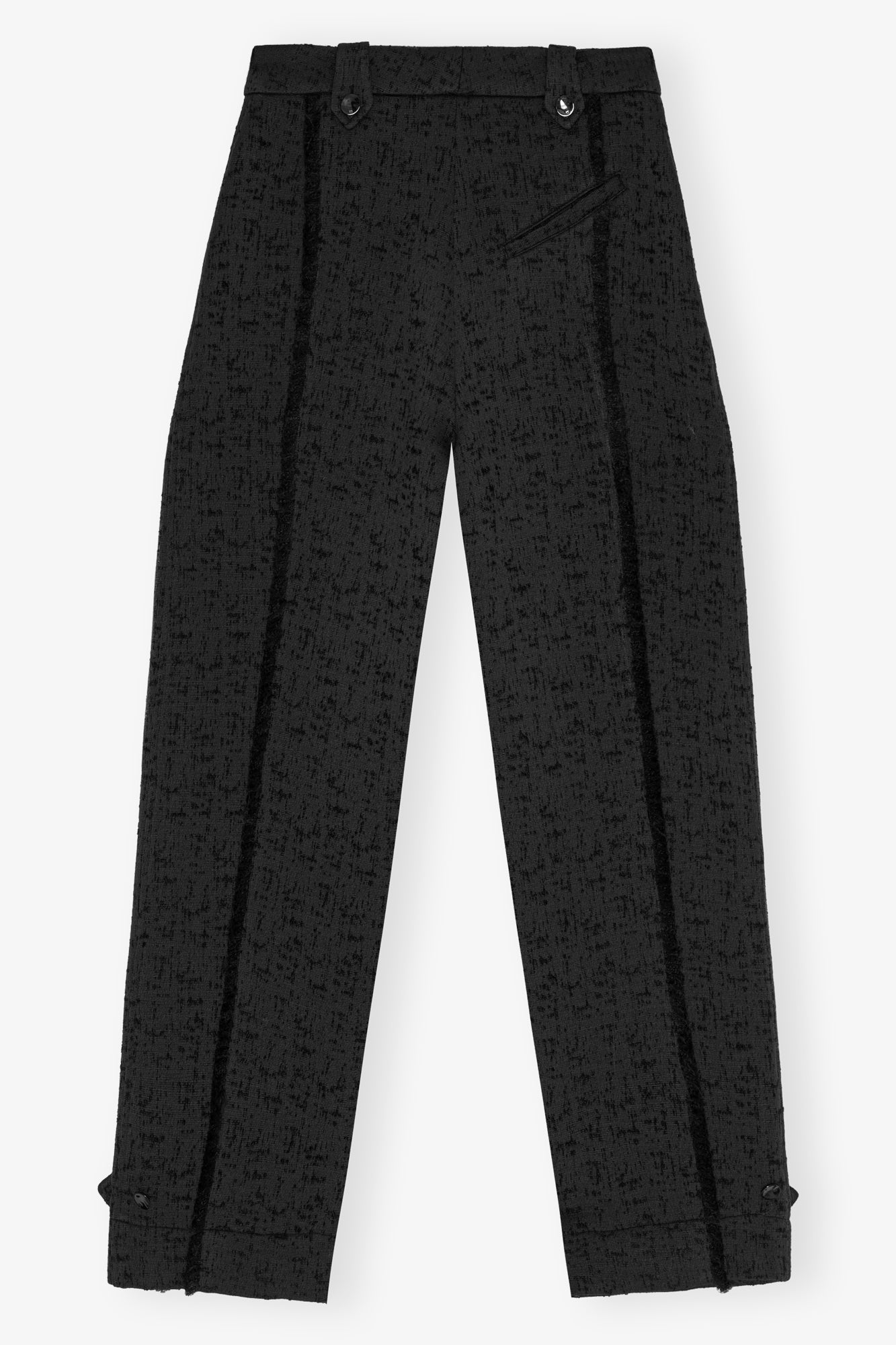 Pantalon en tweed - Black