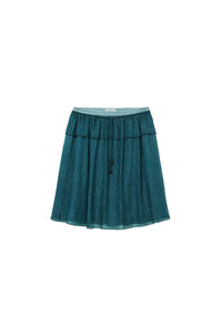 Jupe fluide en voile - Duck Blue