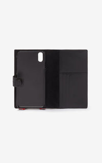Étui en cuir pour iPhone XS Max en cuir - Black