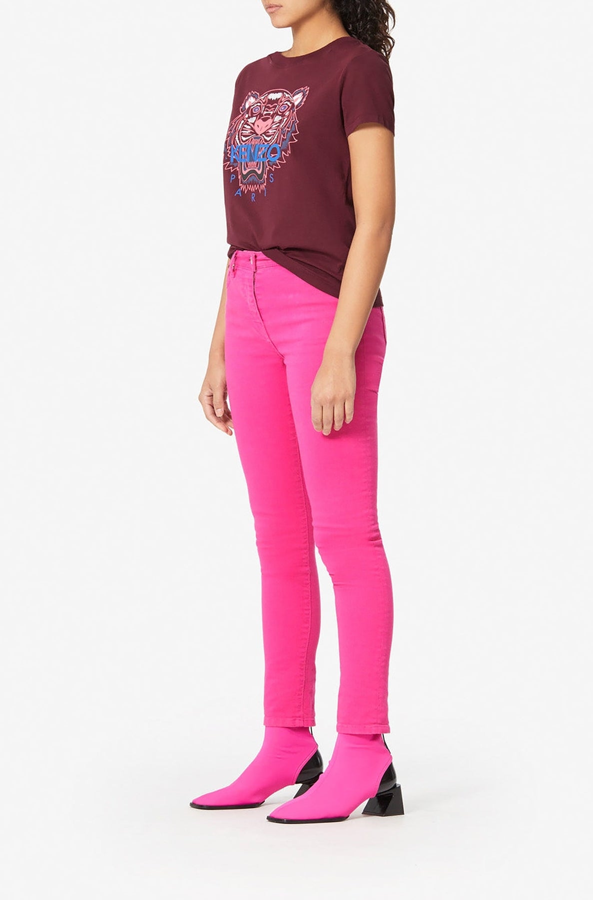 T-shirt Tiger - Bordeaux