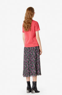 T-shirt Tiger Passion Flower - Coral