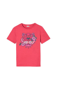 T-shirt Tiger Passion Flower - Coral