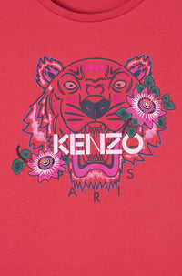 T-shirt Tiger Passion Flower - Coral