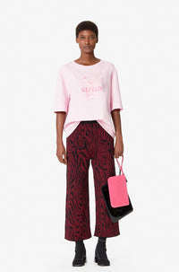 T-shirt Tigre monochrome - Pastel Pink