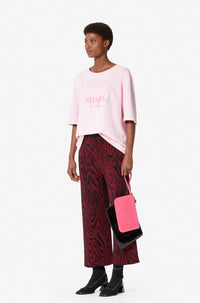 T-shirt Tigre monochrome - Pastel Pink