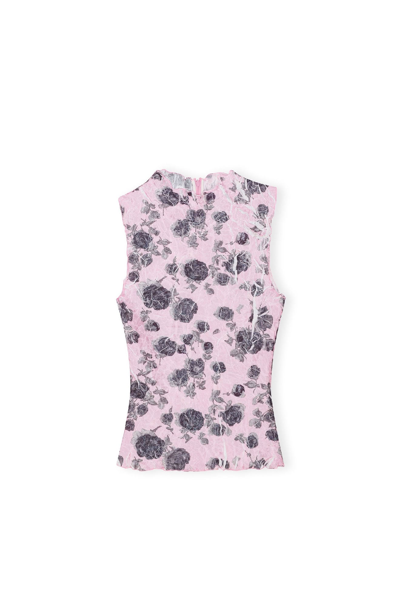 Top sans manches à imprimé fleuri - Corsage