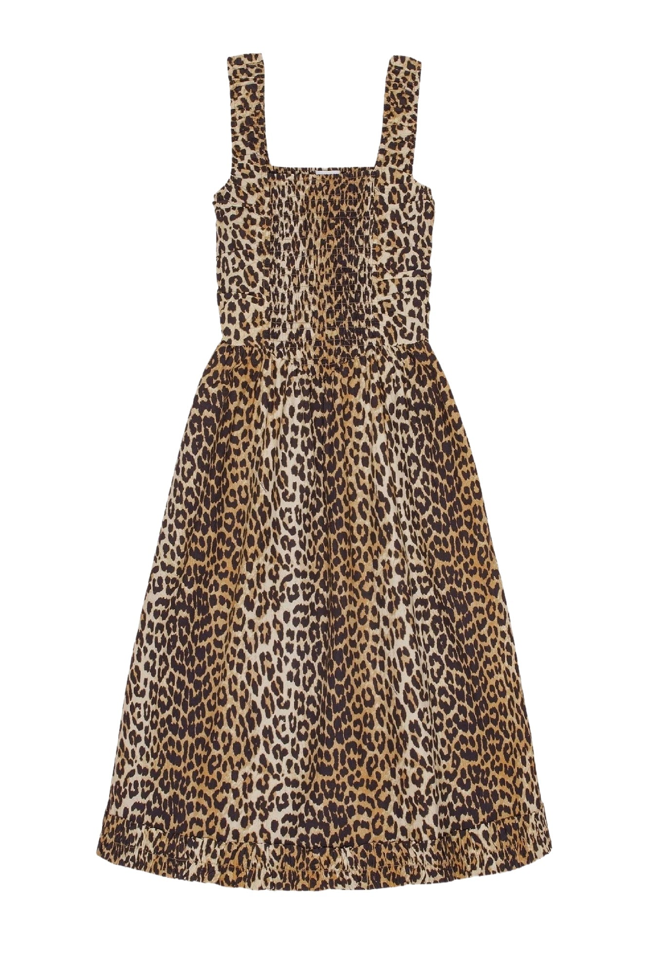 Animal print midi dress - Leopard
