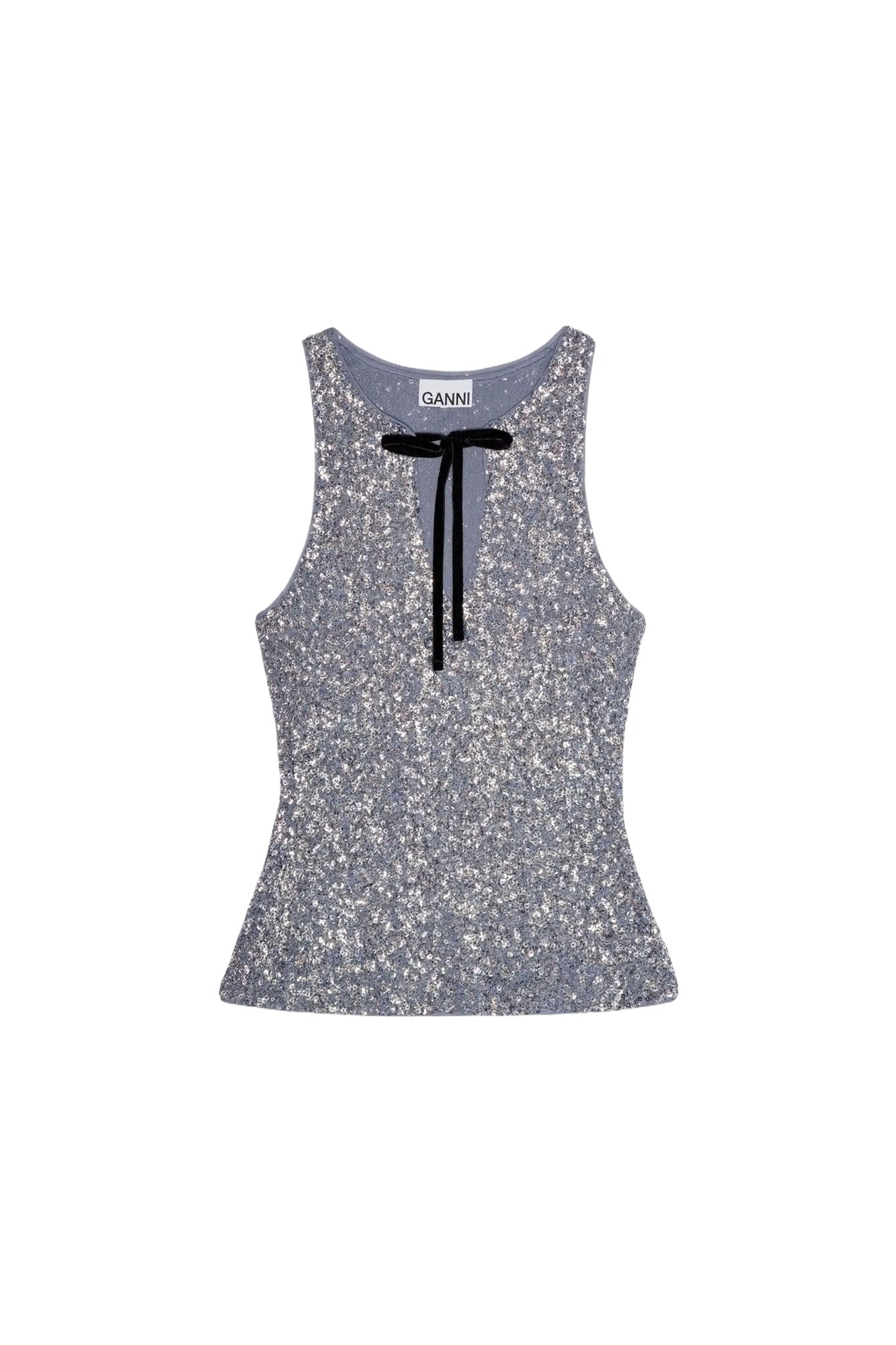Débardeur 3D à sequins - Folkstone Gray