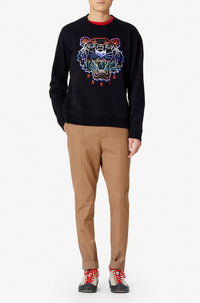 Sweatshirt Tiger dégradé - Black