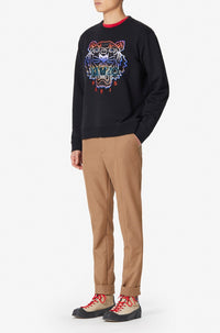 Sweatshirt Tiger dégradé - Black