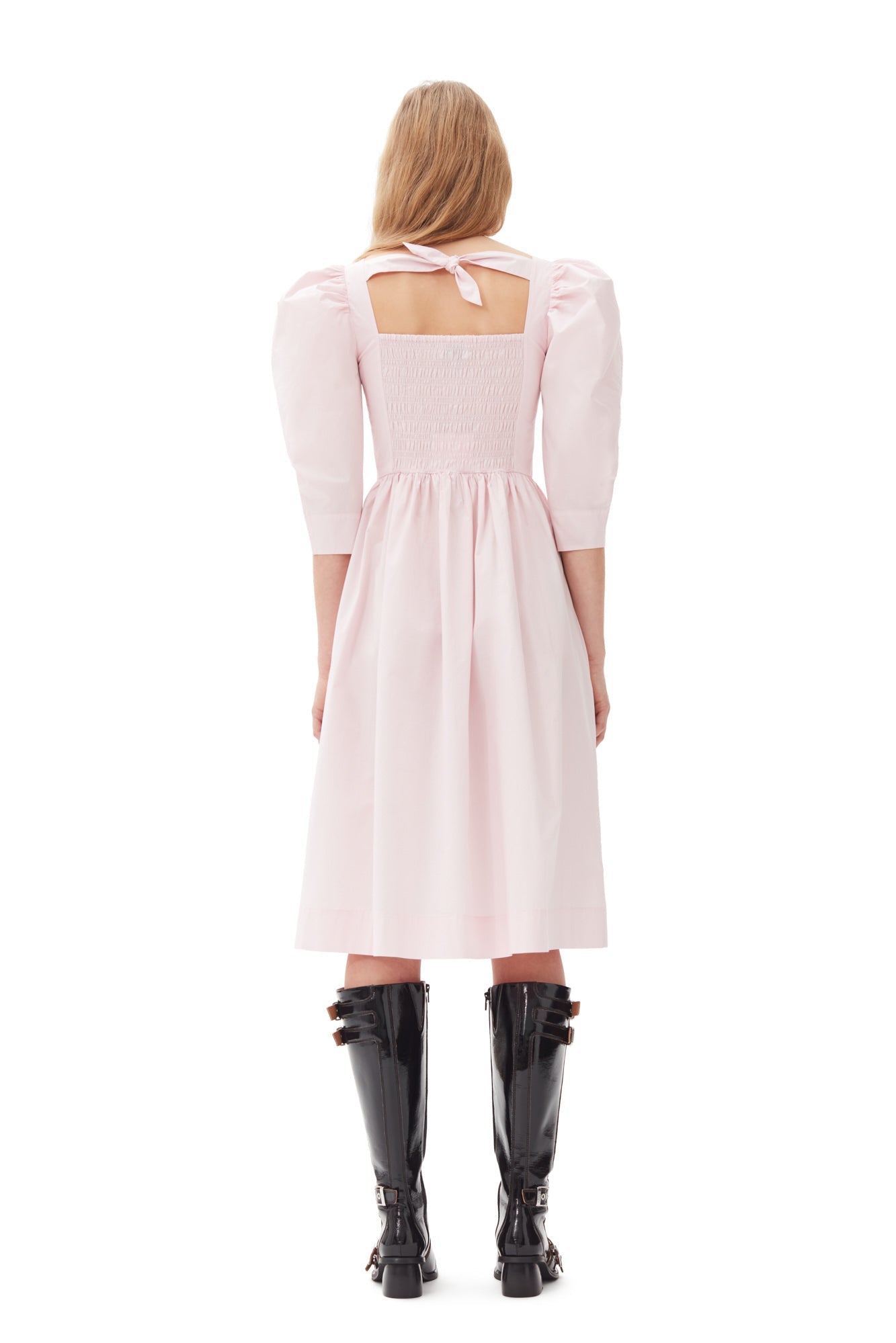Robe à encolure ouverte - Chalk Pink