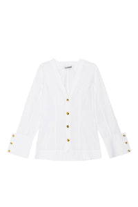 Chemise à détails boutonnés - Bright White