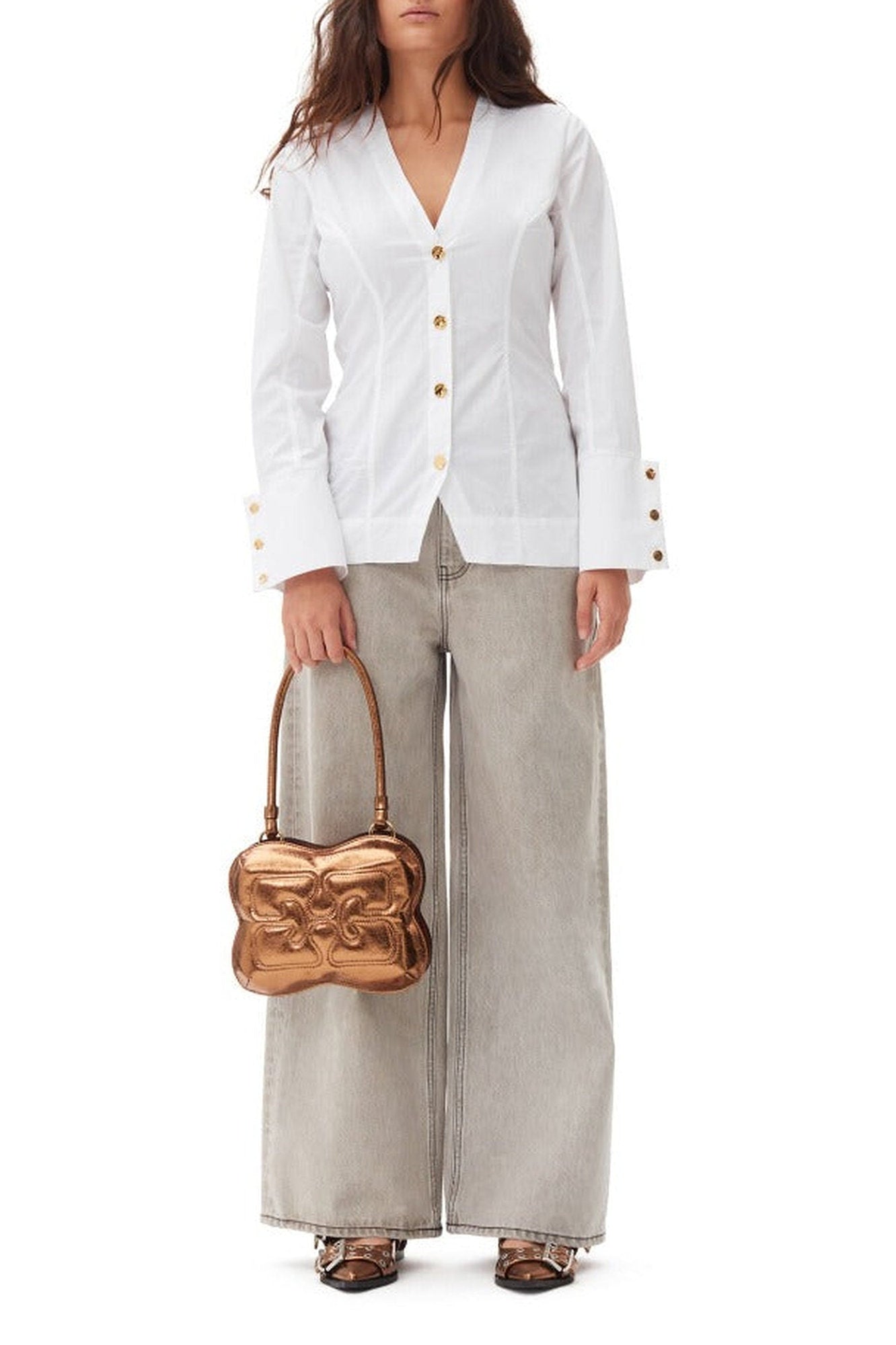 Chemise à détails boutonnés - Bright White