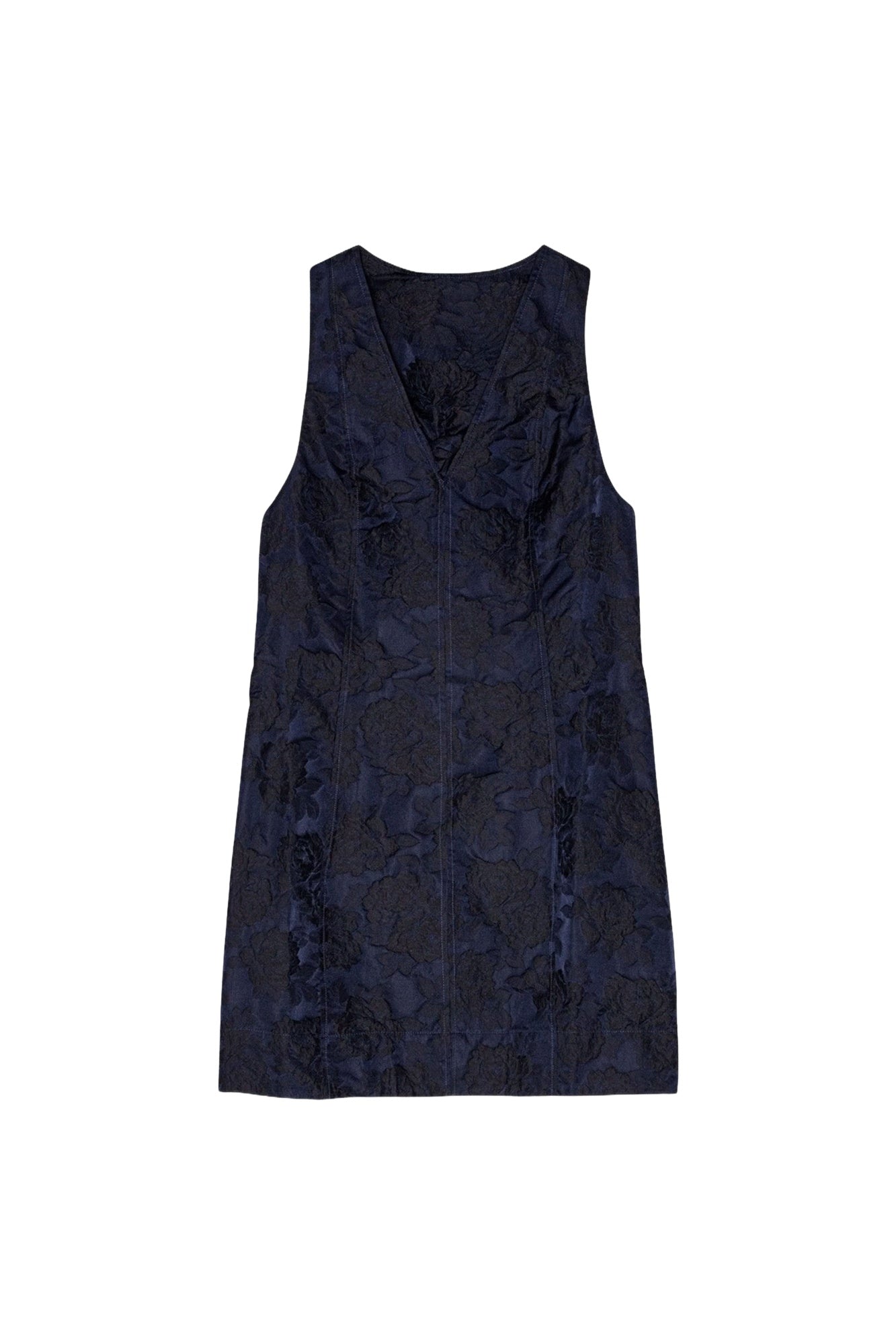 Robe courte en jacquard - Peacoat