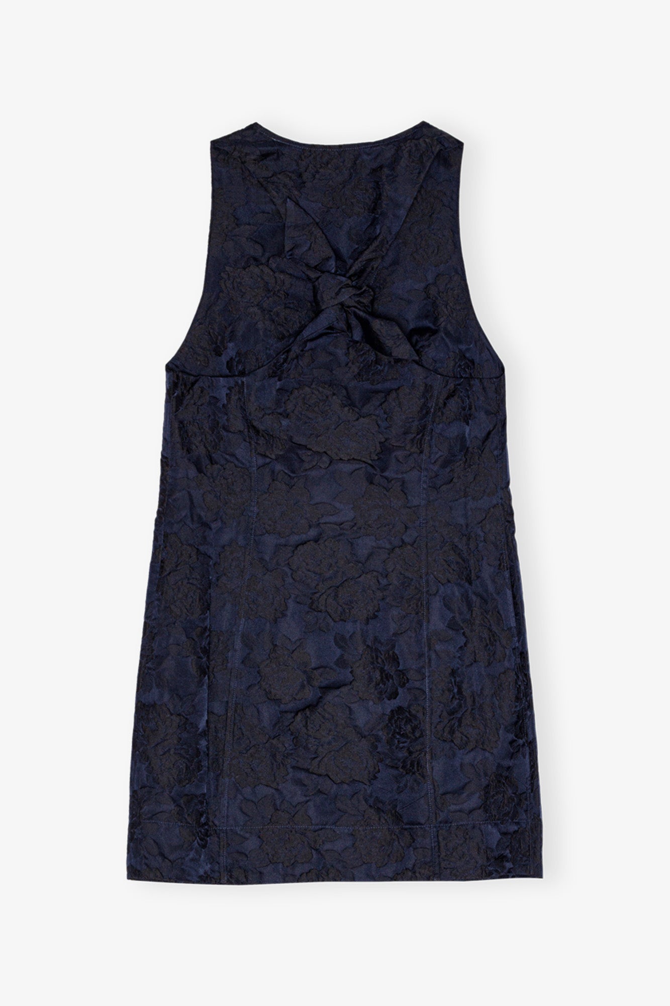 Robe courte en jacquard - Peacoat