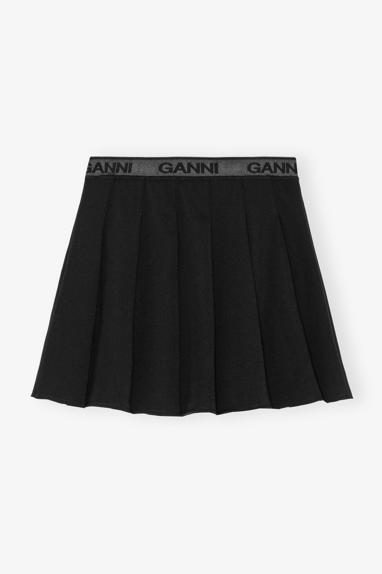 Jupe courte plissée - Black