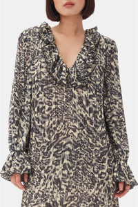 Animal print short dress - Lemon Icing