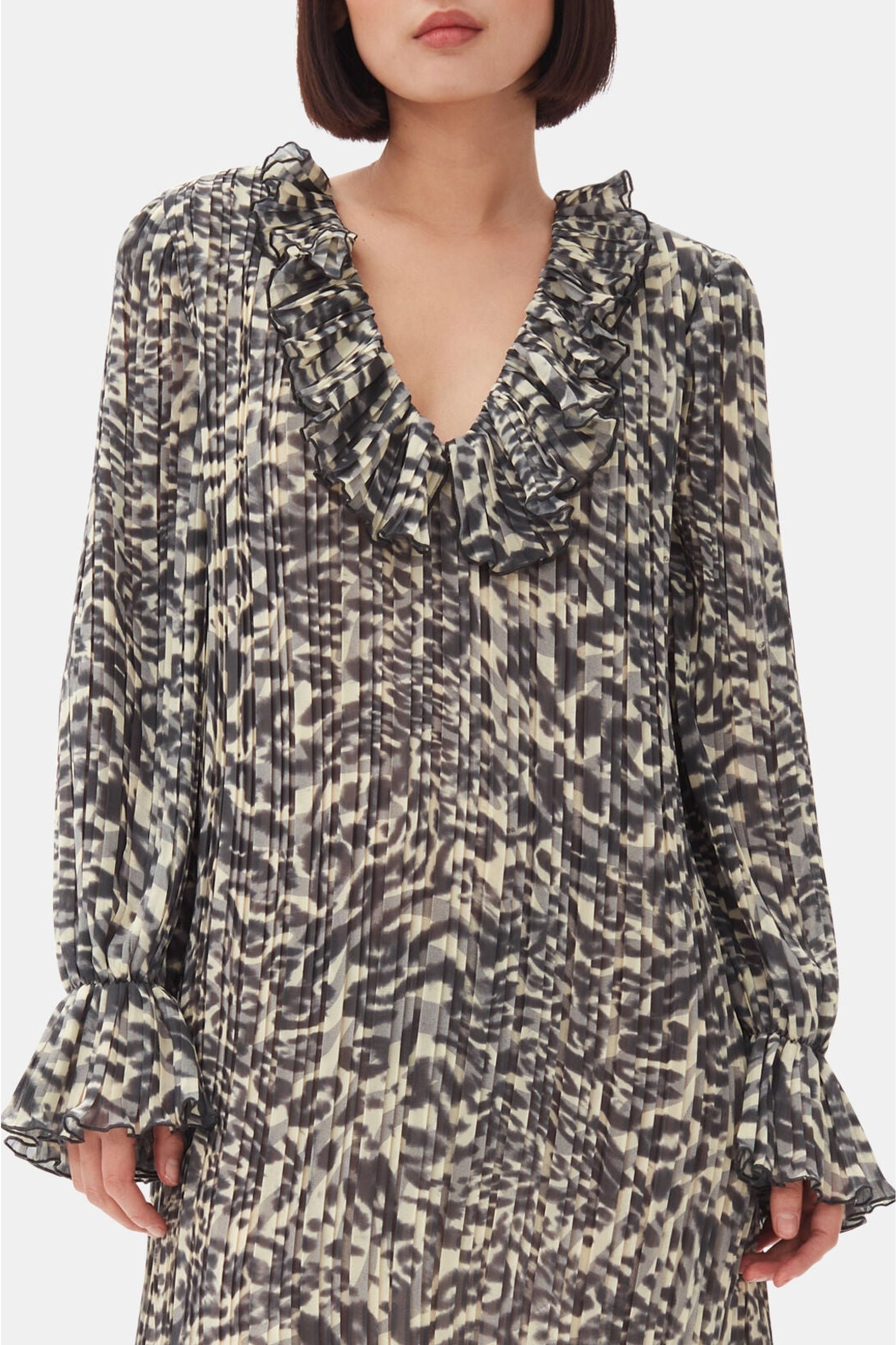 Animal print short dress - Lemon Icing
