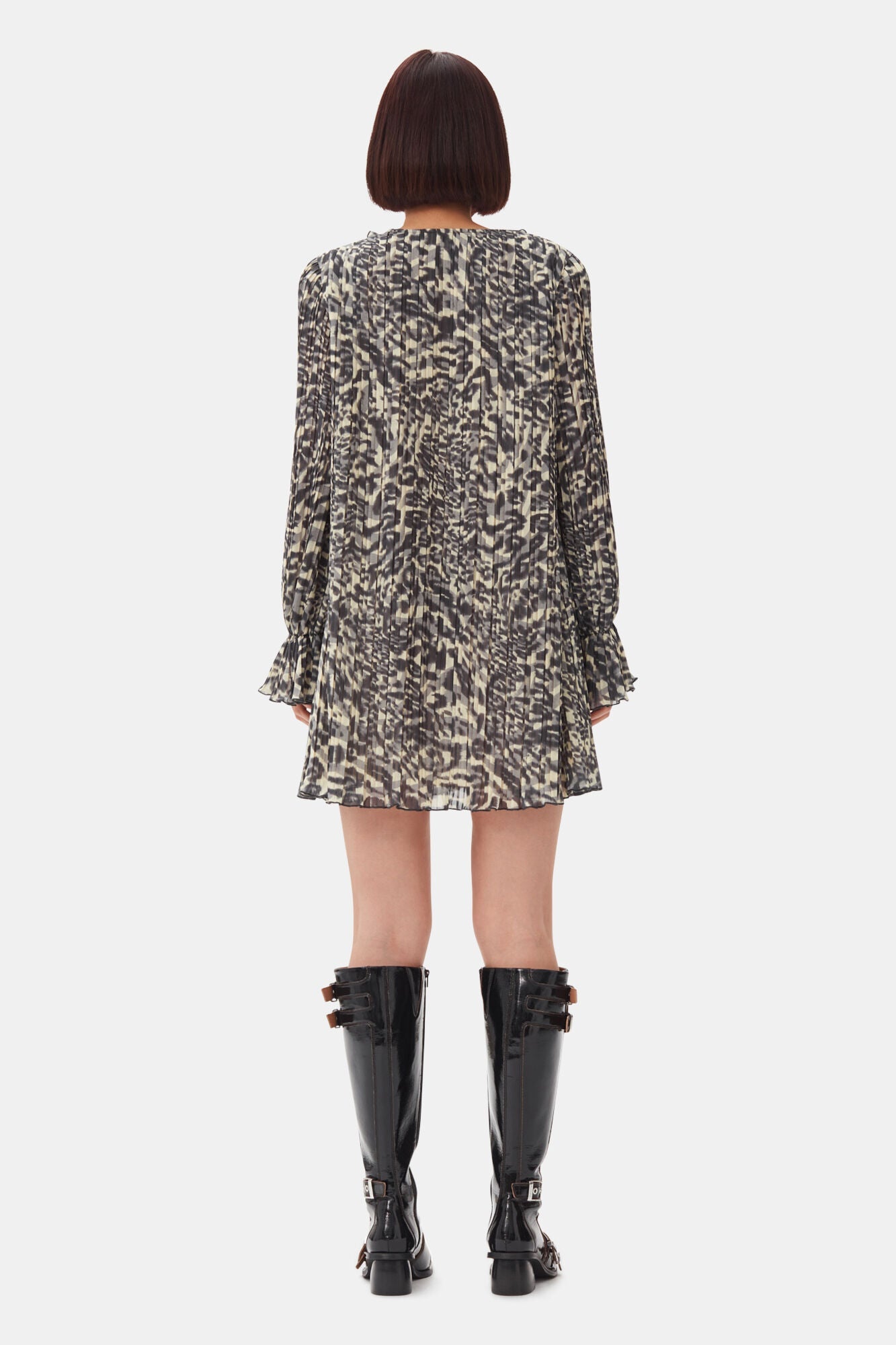 Animal print short dress - Lemon Icing