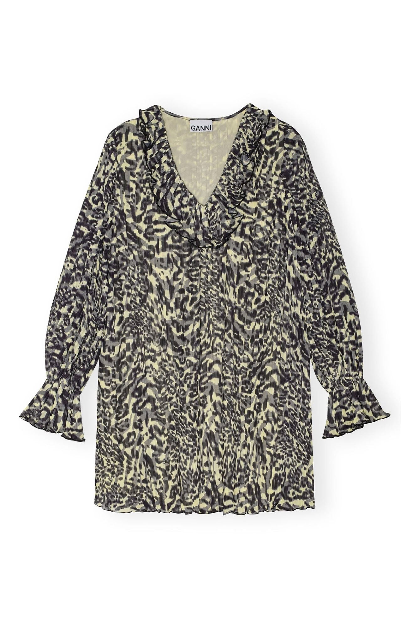 Animal print short dress - Lemon Icing