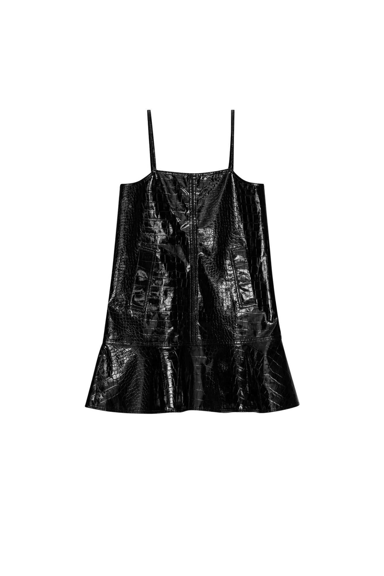 Robe courte Future Coated - Black