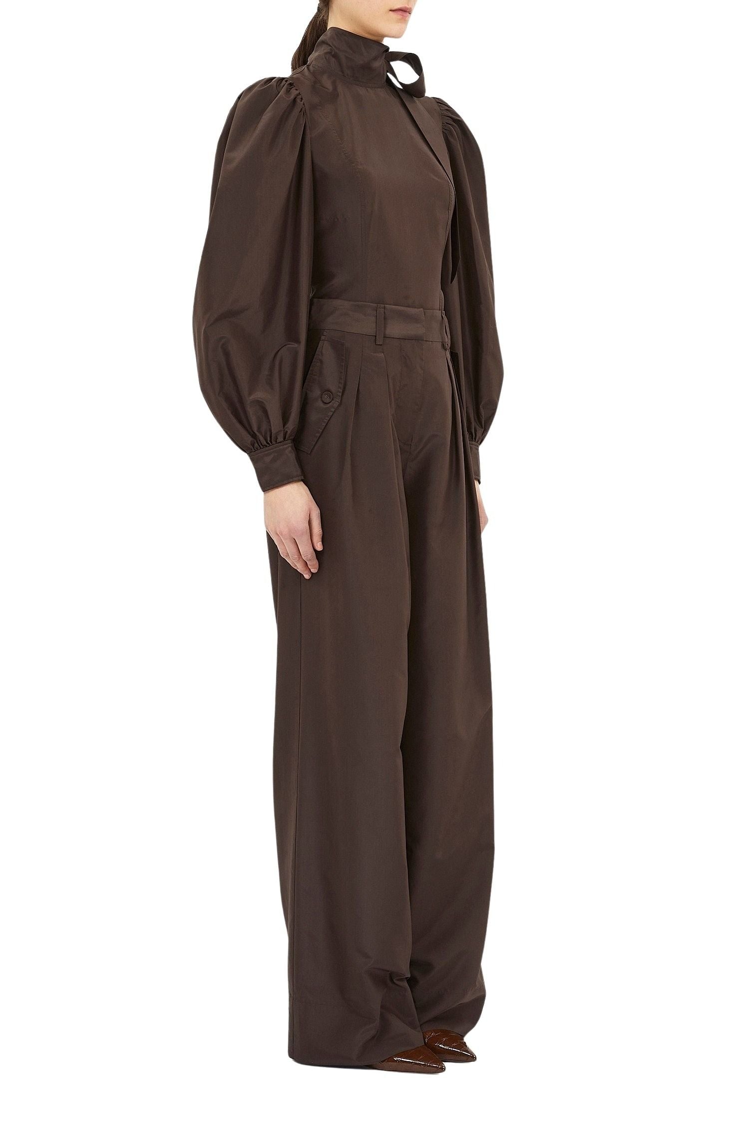Giorgia Silk Neck Tie Blouse