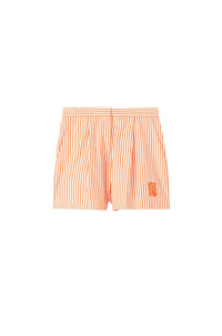 Short à rayures - Abricot