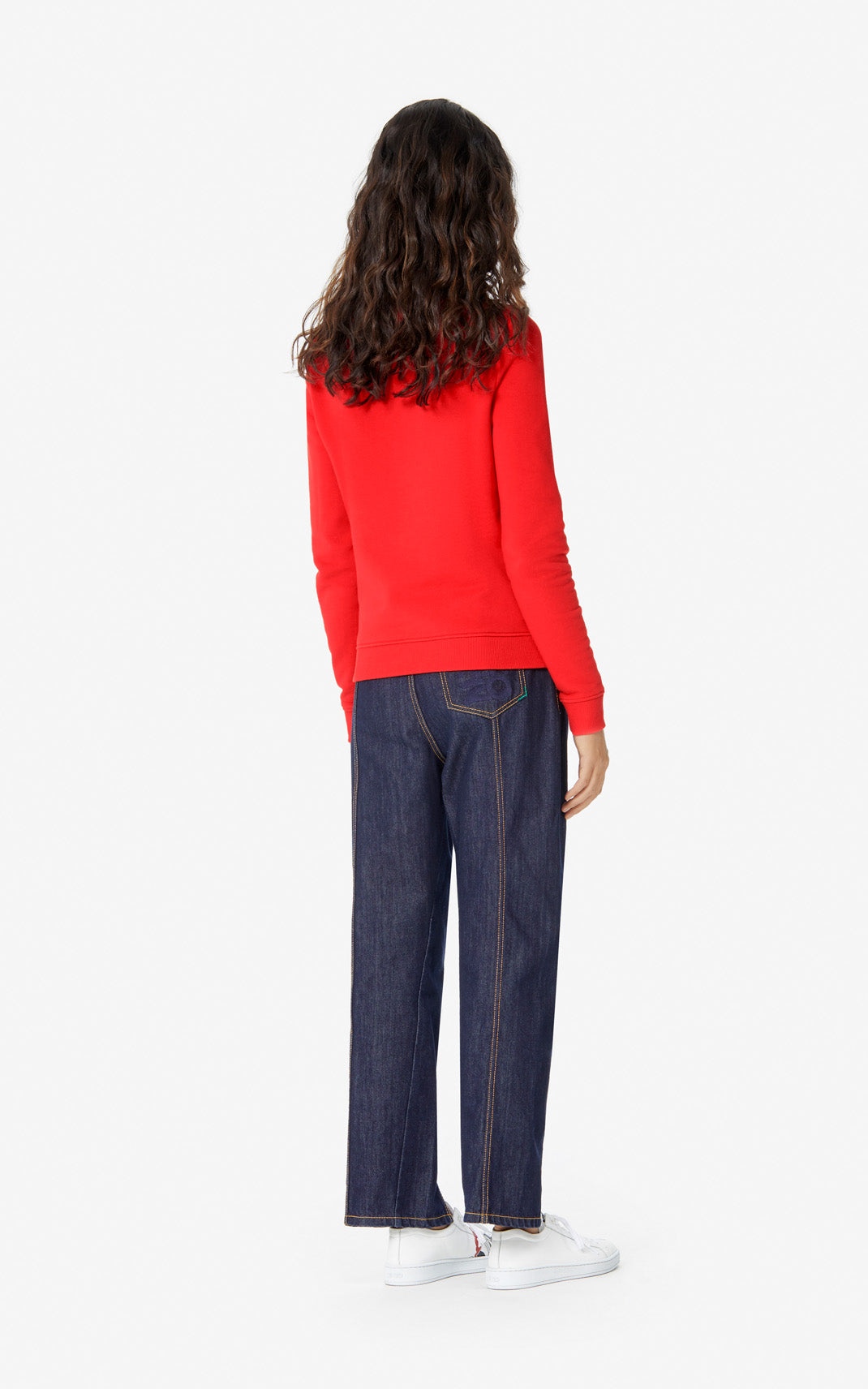 Relief tiger sweatshirt - Red