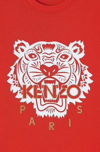 Sweatshirt Relief tiger - Red