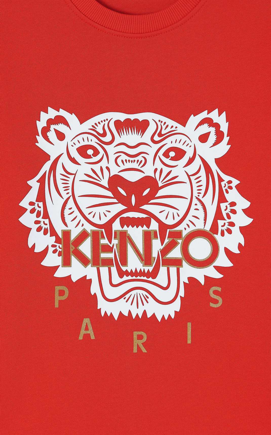 Relief tiger sweatshirt - Red