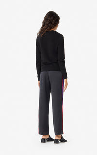 Sweatshirt relief Tiger - Black