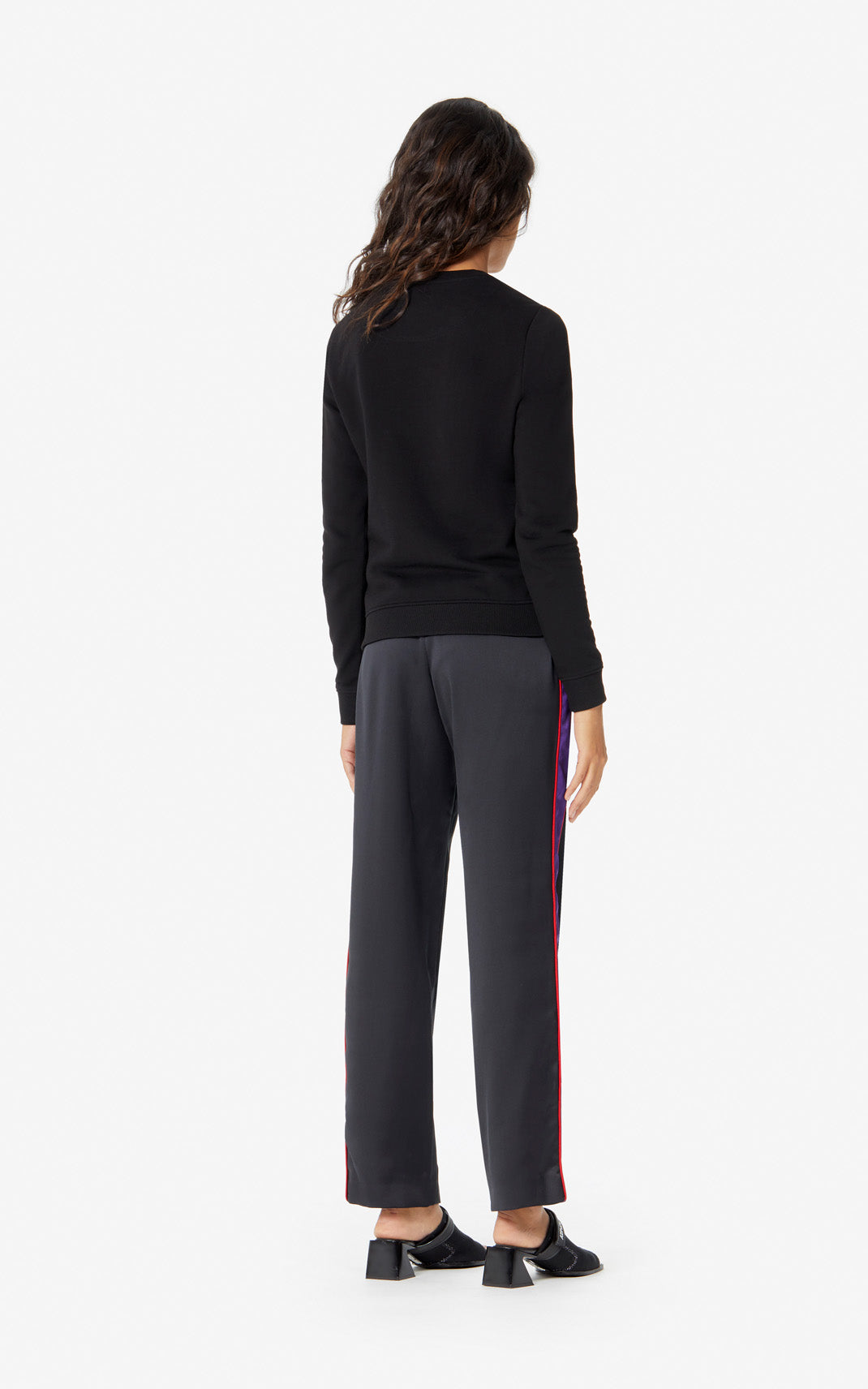 Sweatshirt relief Tiger - Black