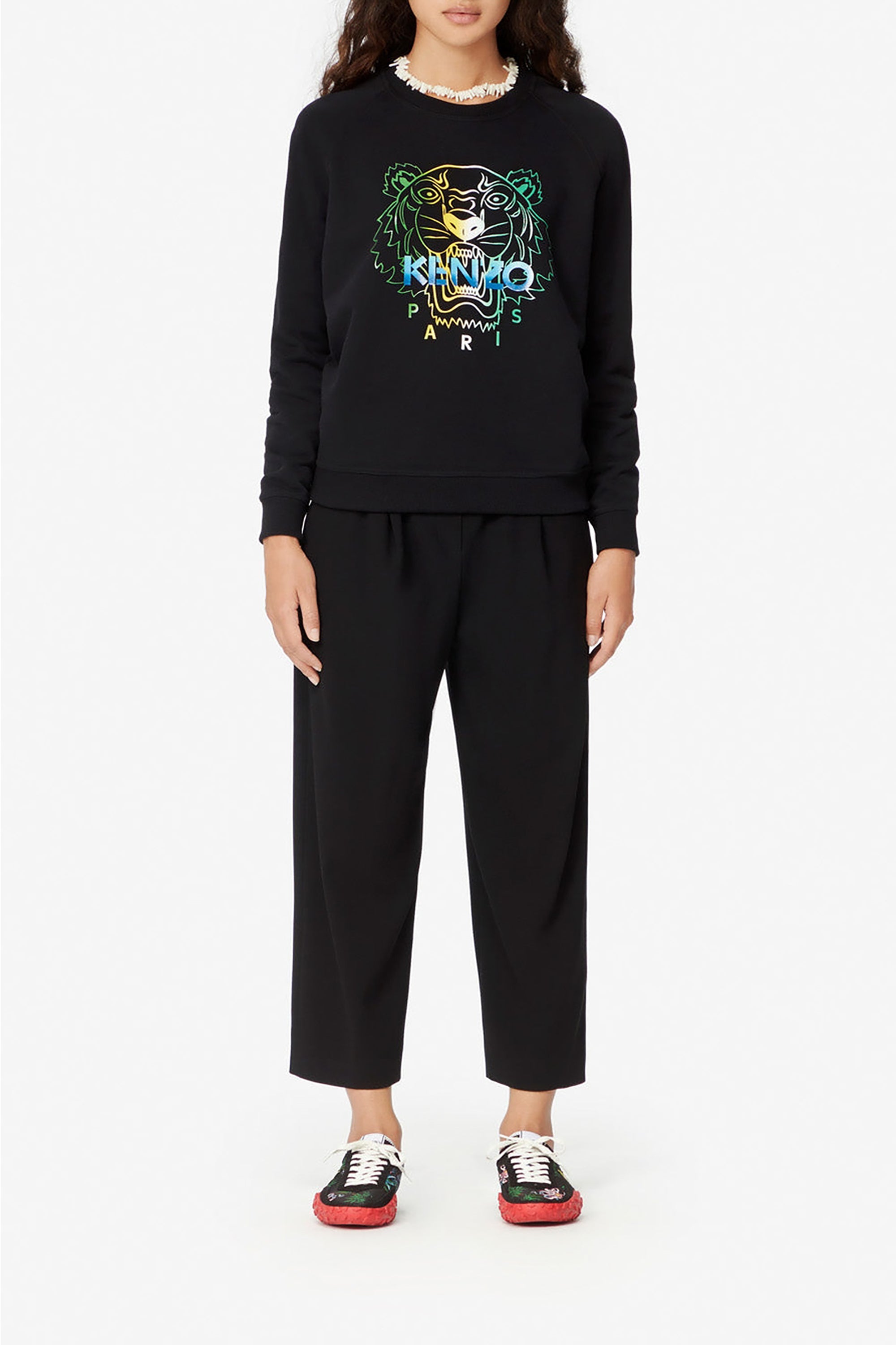 Sweatshirt Wet Tiger - Black