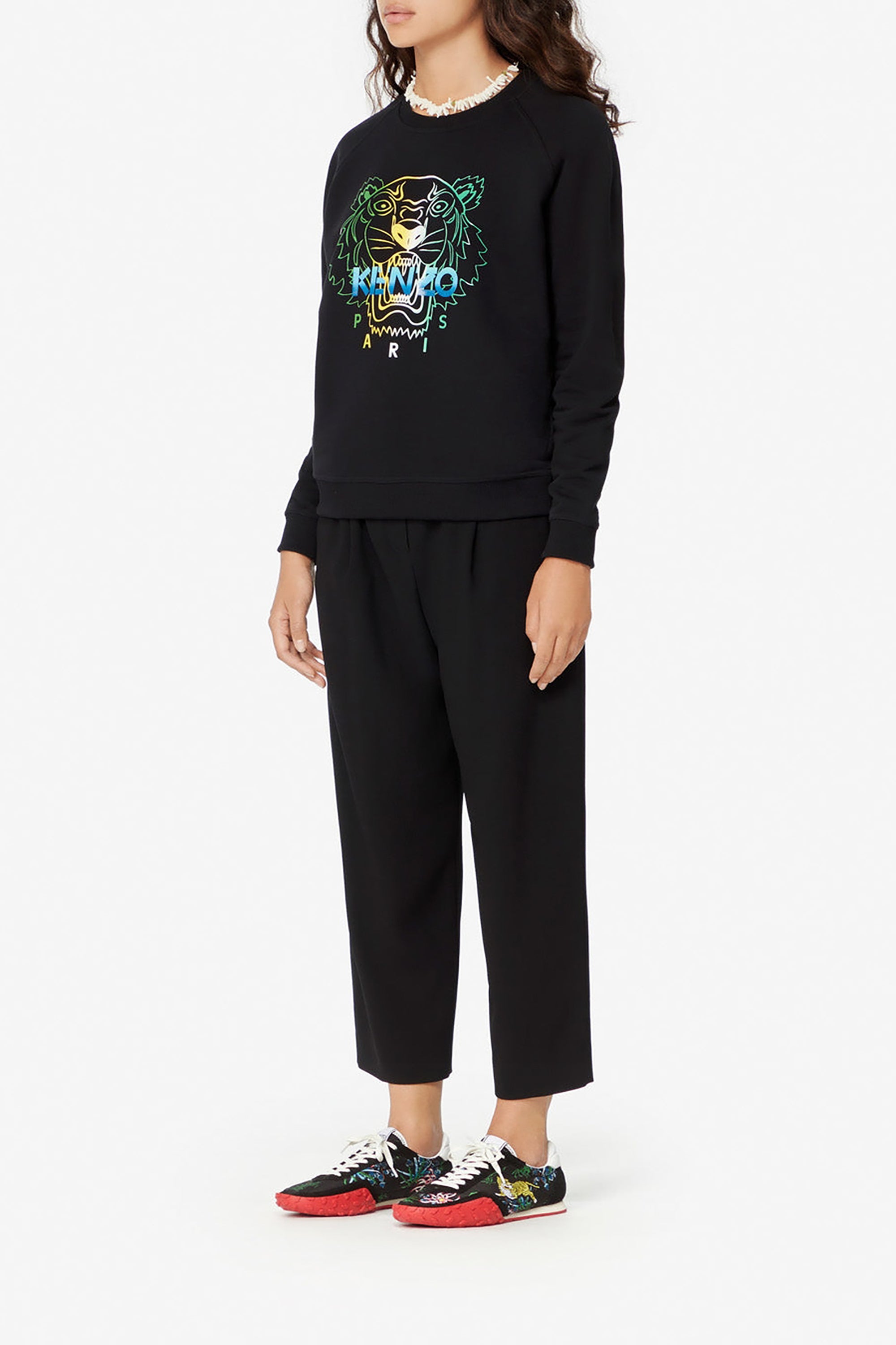 Sweatshirt Wet Tiger - Black