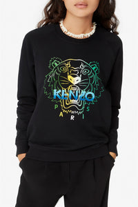 Sweatshirt Wet Tiger - Black