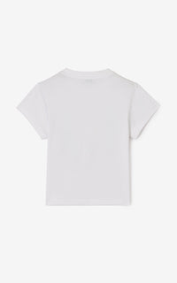 T-shirt court Wet Tiger - White