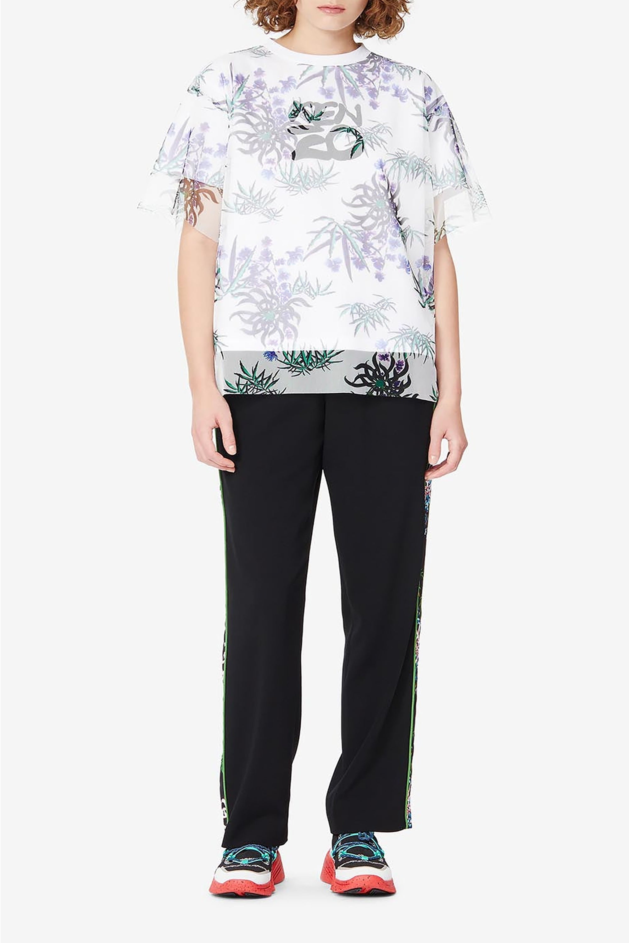 Sea Lily two-colour T-shirt - White