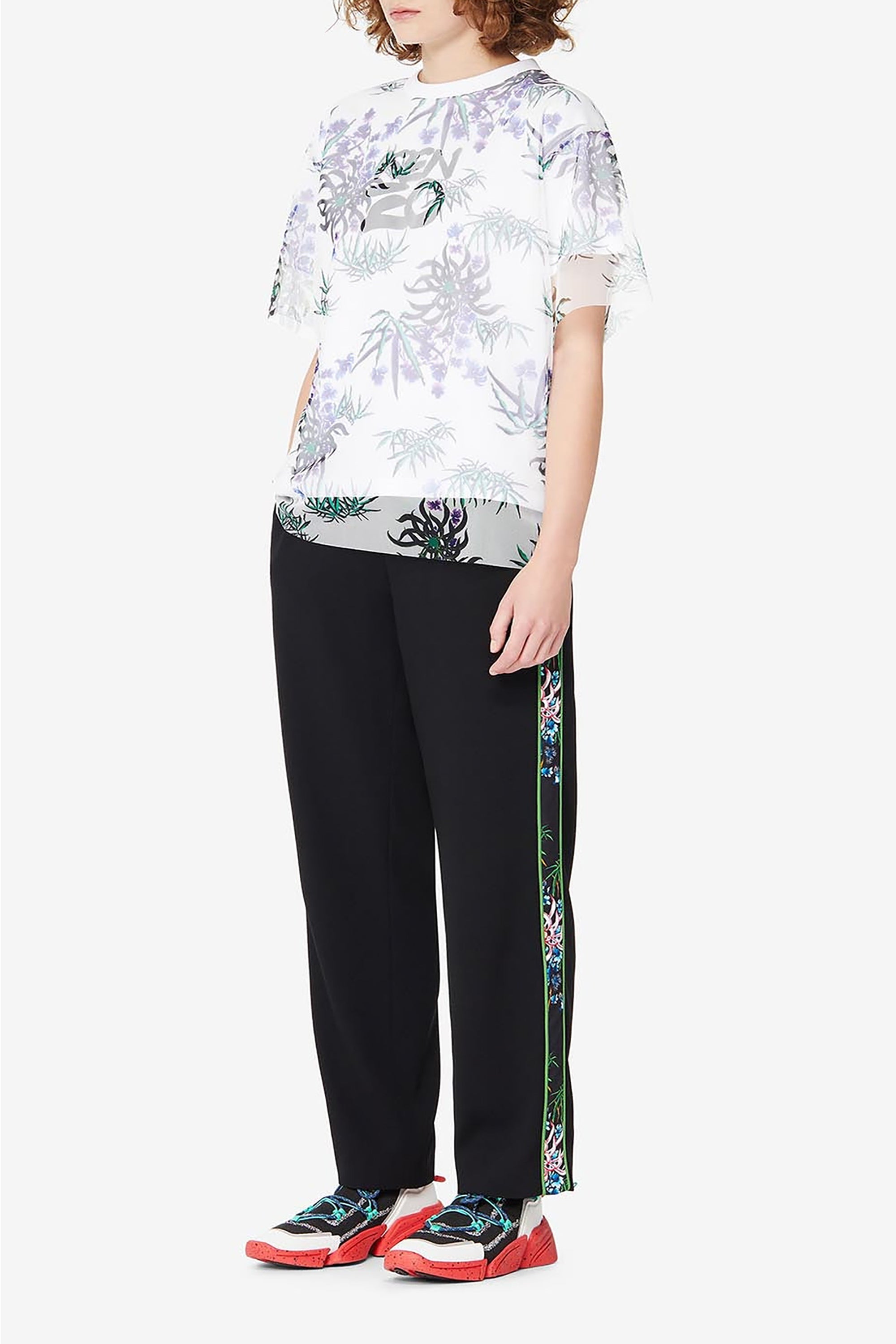 Sea Lily two-colour T-shirt - White