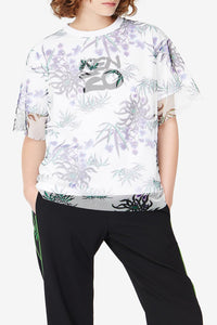 Sea Lily two-colour T-shirt - White