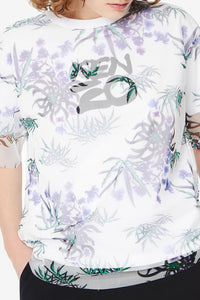 Sea Lily two-colour T-shirt - White