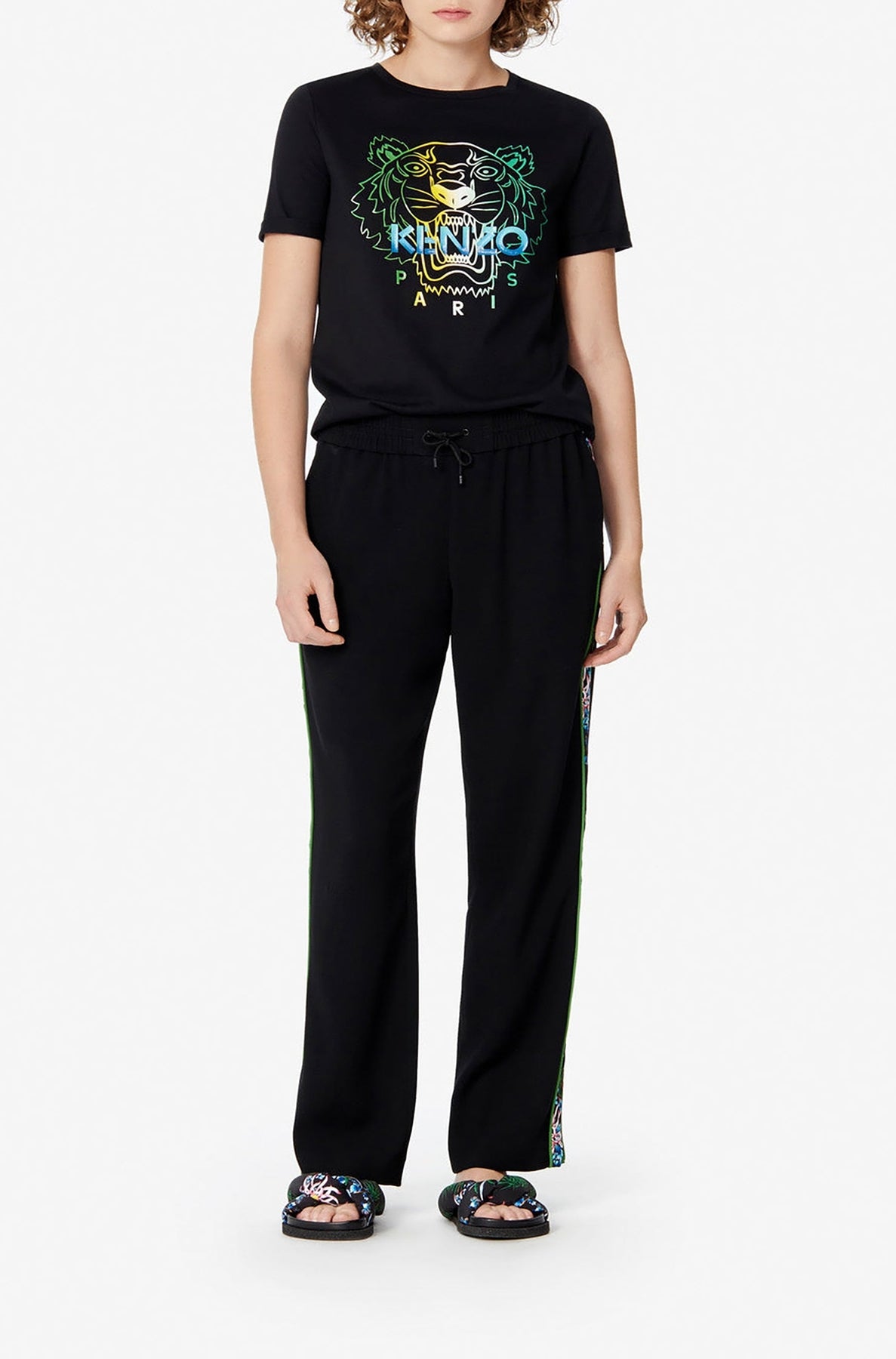 T-shirt Wet Tiger - Black
